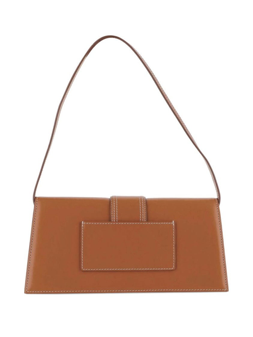 Jacquemus Structured Flap Closure Silk Shoulder Bag