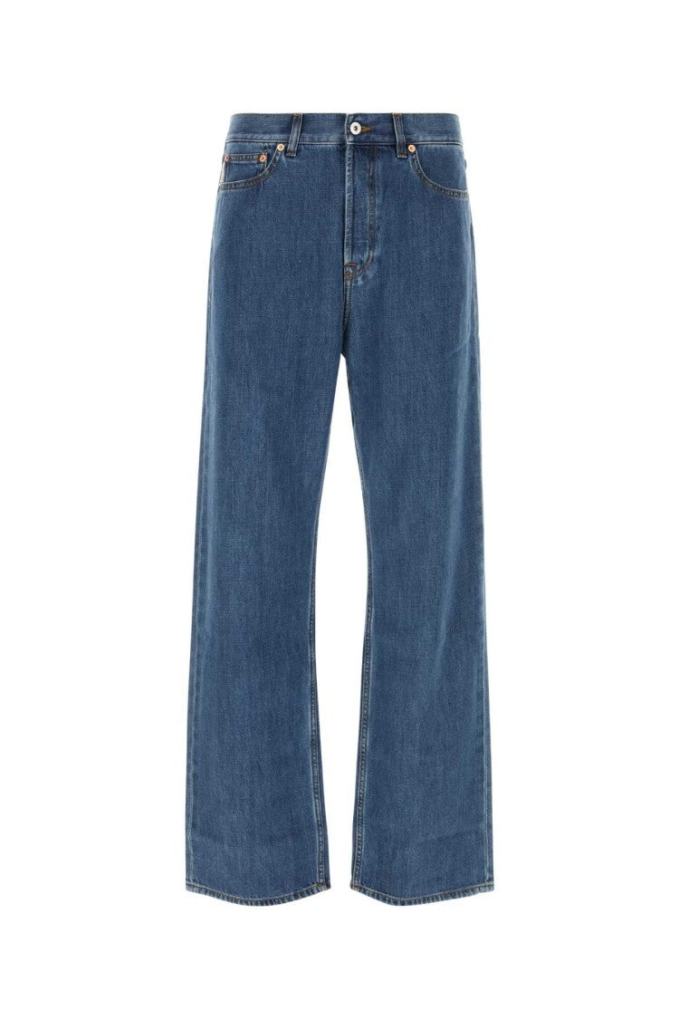 Valentino Garavani Relaxed-Fit Wide Leg Denim Jeans