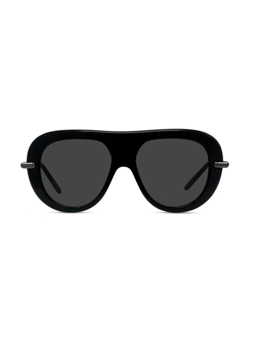 Loewe Lw40186i Bold Rounded Rectangular Sunglasses