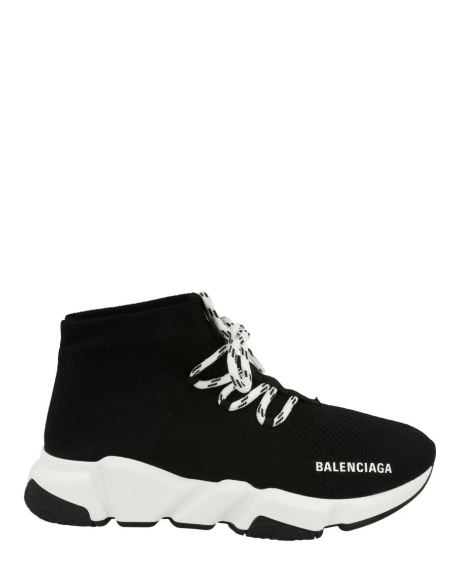 Balenciaga High-Top Sneakers With Chunky Sole And Lace-Up Design