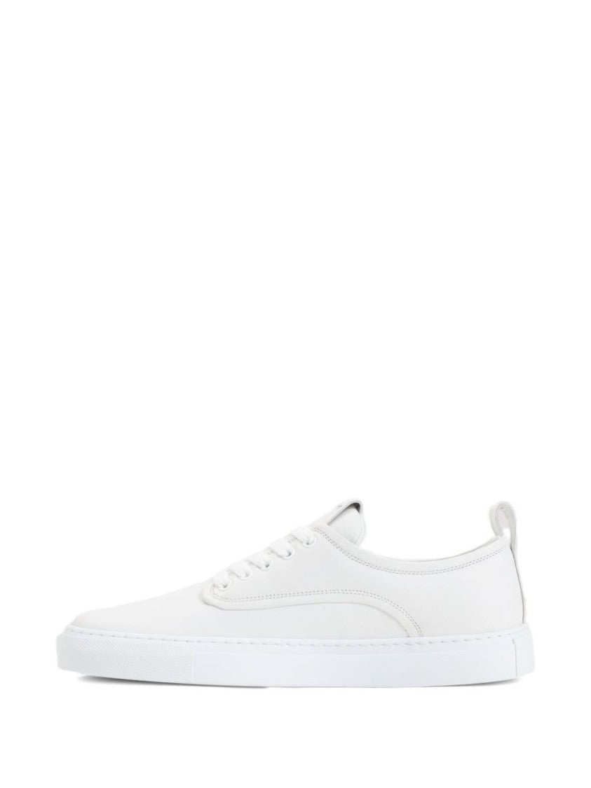 Givenchy White Calf Leather Flat Shoes