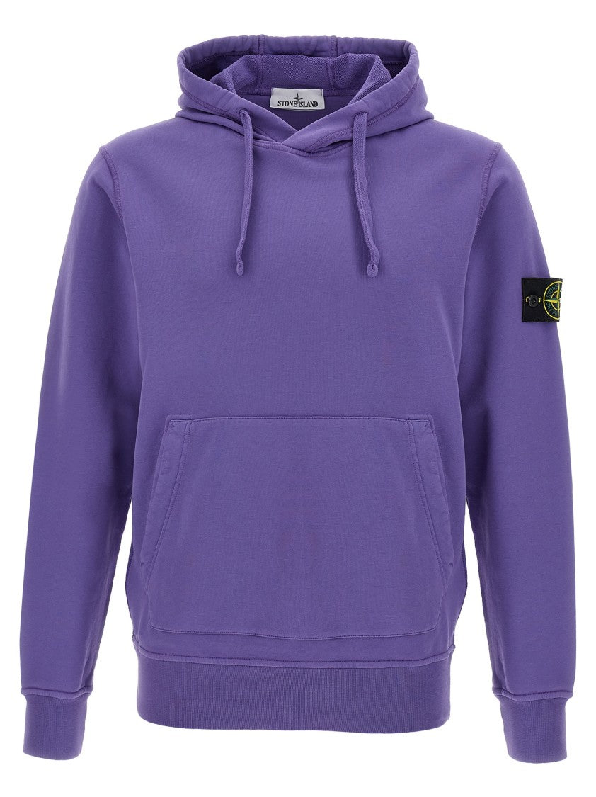 Stone Island Logo Badge Hoodie