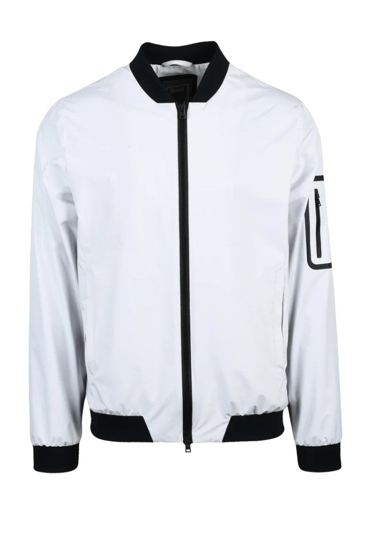 Herno Men's Windbreaker Jacket - Light Grey