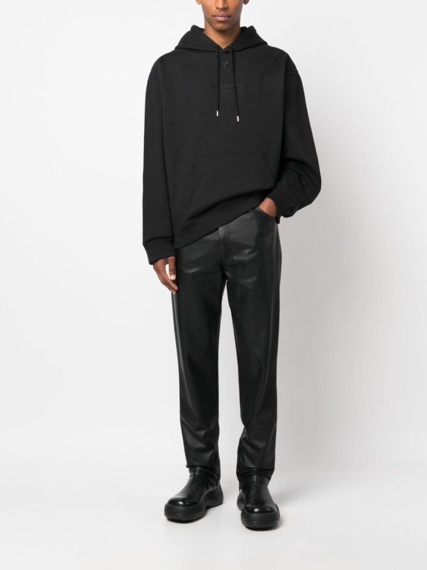 Courrèges Hooded Cotton Sweatshirt