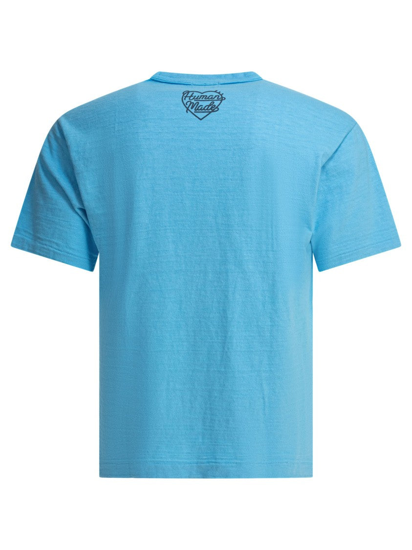 Human Made Light Blue Cotton T-Shirt