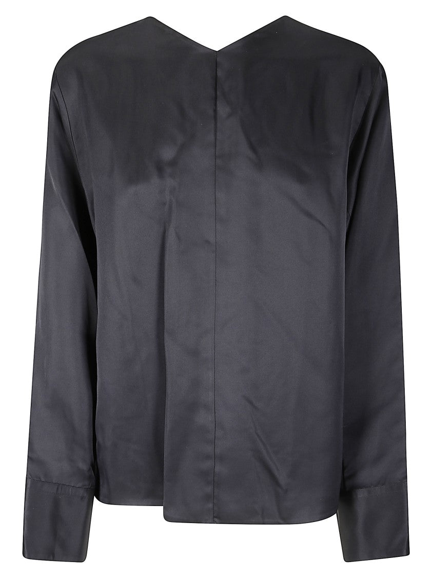 Khaite Satin Top With Open Back