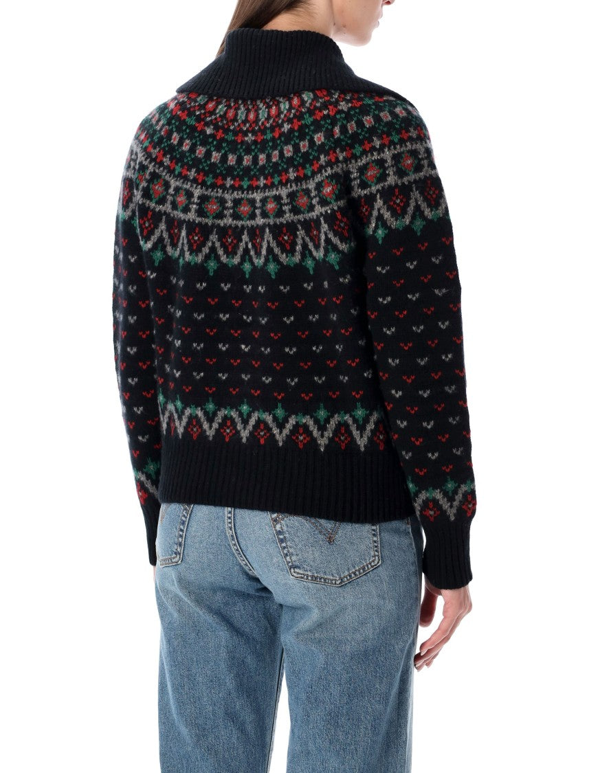 Polo Ralph Lauren Polo Fair Isle Wool-Blend Cardigan