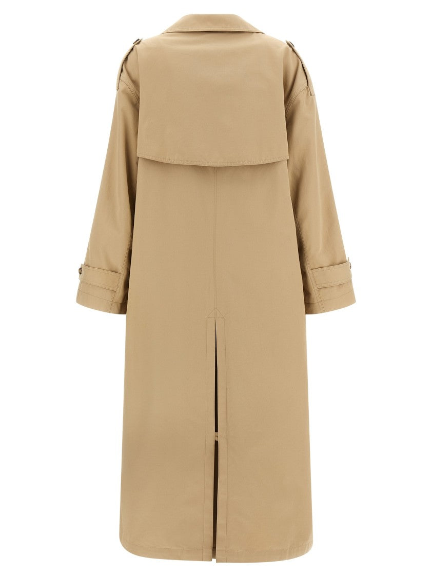 Mm6 By Maison Margiela Trench Coat With Gloves