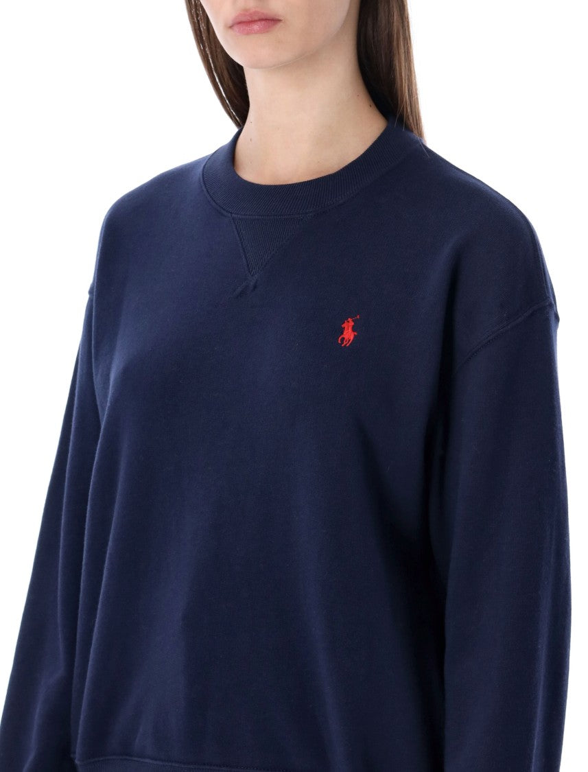 Polo Ralph Lauren Pony Crew Neck Cotton Sweatshirt