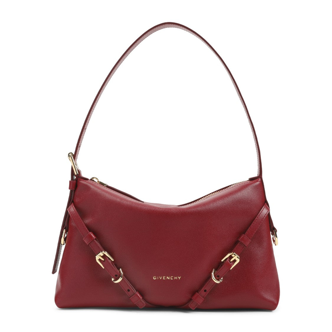 Givenchy Dark Red Calf Leather Mini Shoulder Bag
