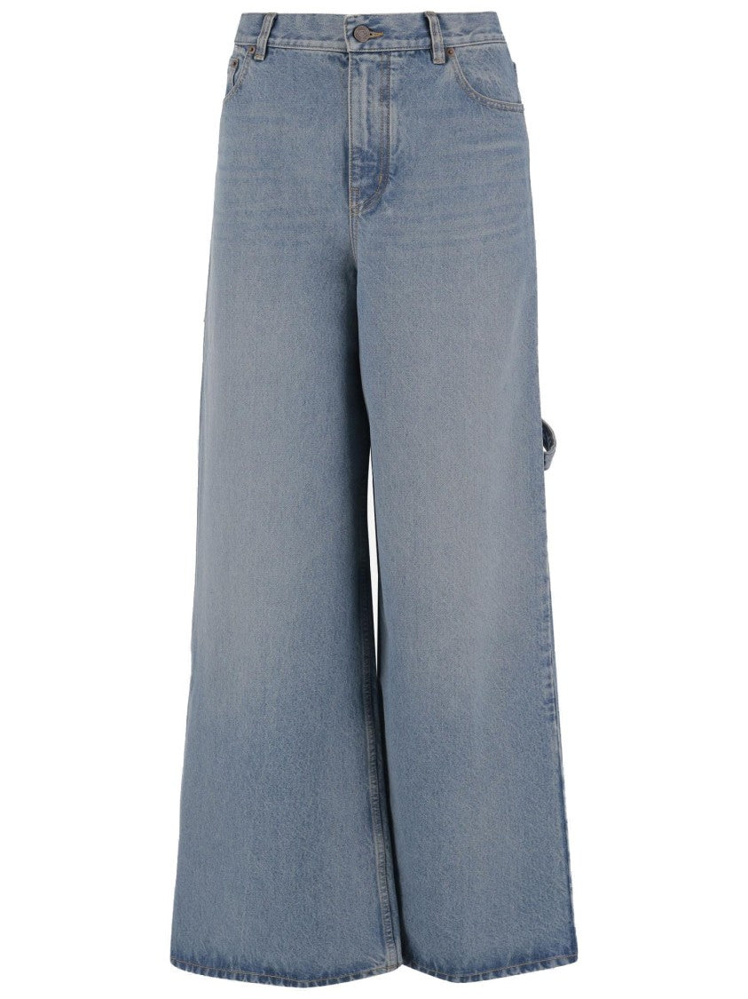 Chloé Wide-Leg, High-Waisted Jeans