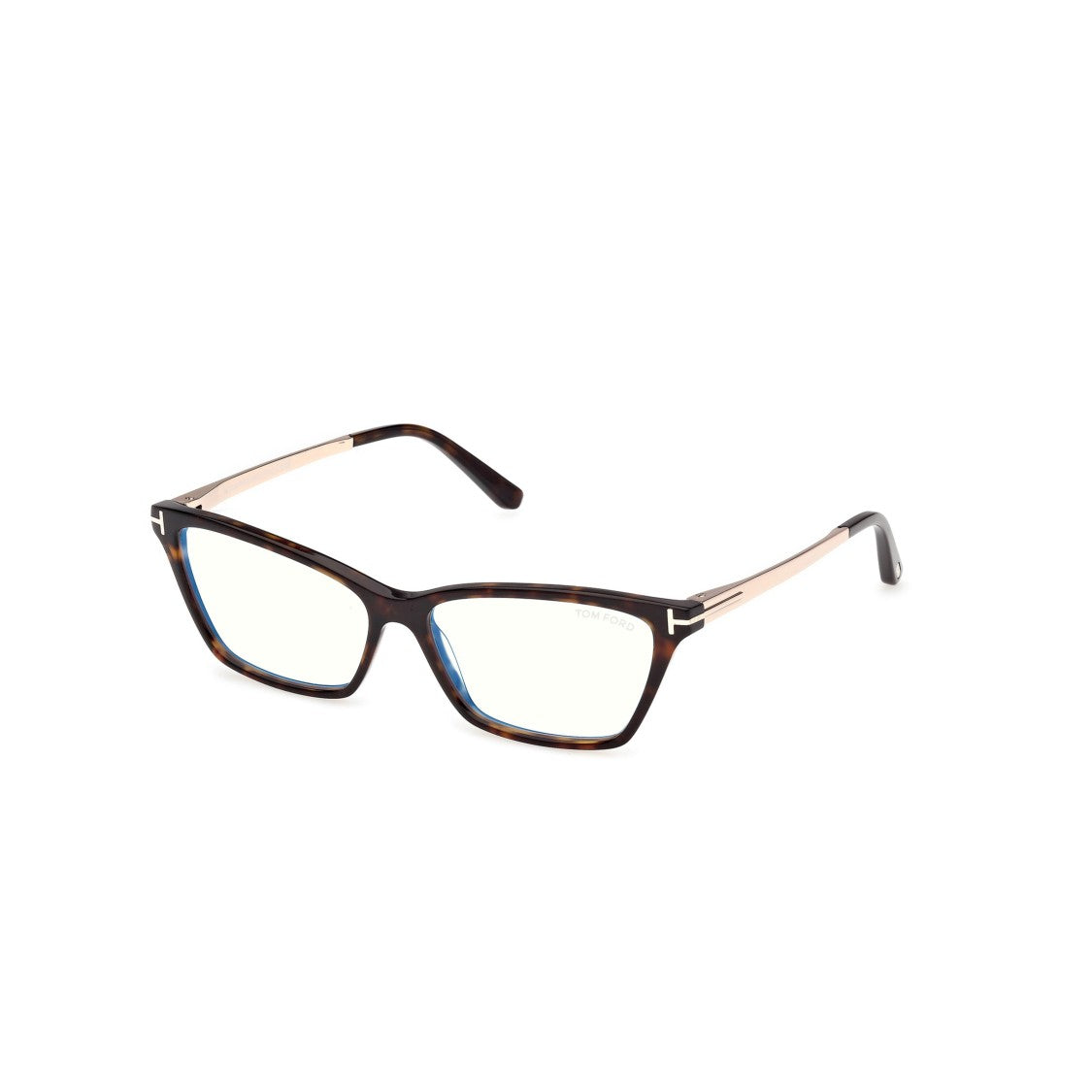 Tom Ford Ft6135-B Rectangular Tortoiseshell Acetate Eyeglasses