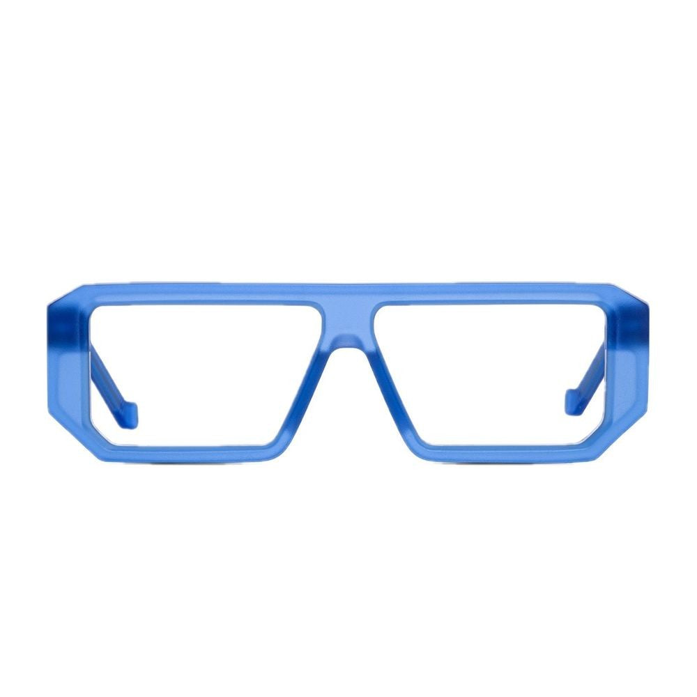 Vava Bl0030 Black Label Matte Crystal Blue Rectangular Sunglasses