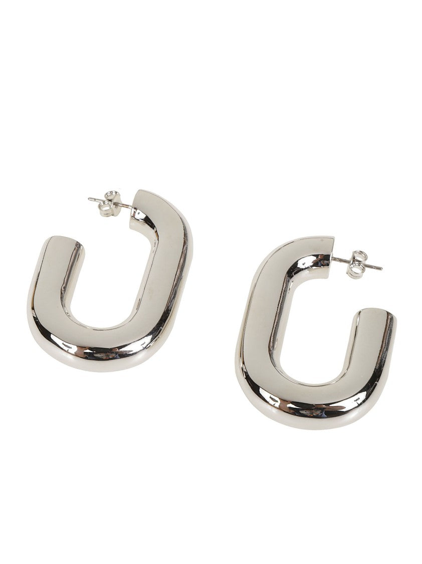 Rabanne Xl Link Hoops Hoop Squared Brass Earrings
