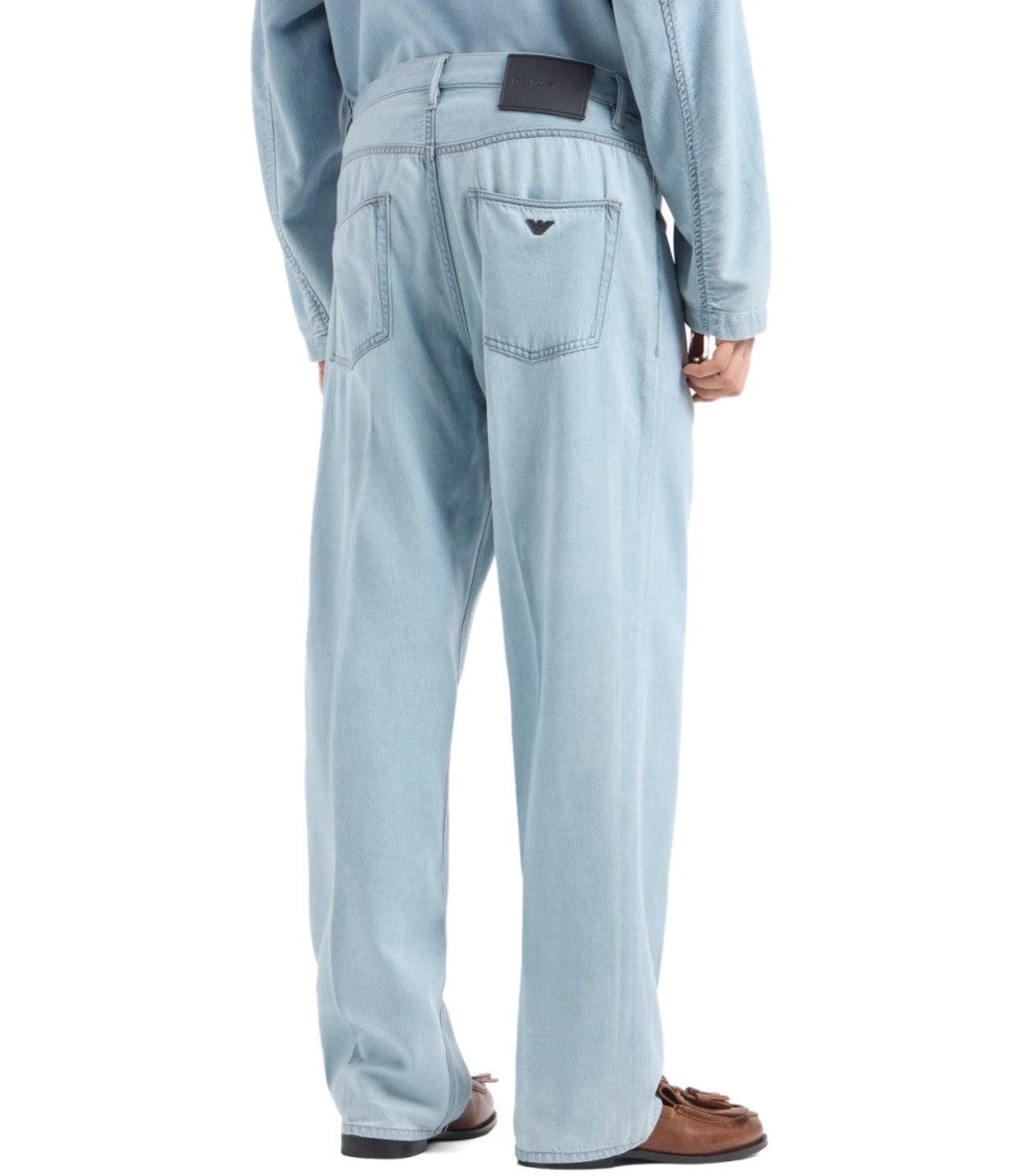 Emporio Armani J74 Light Blue Jeans