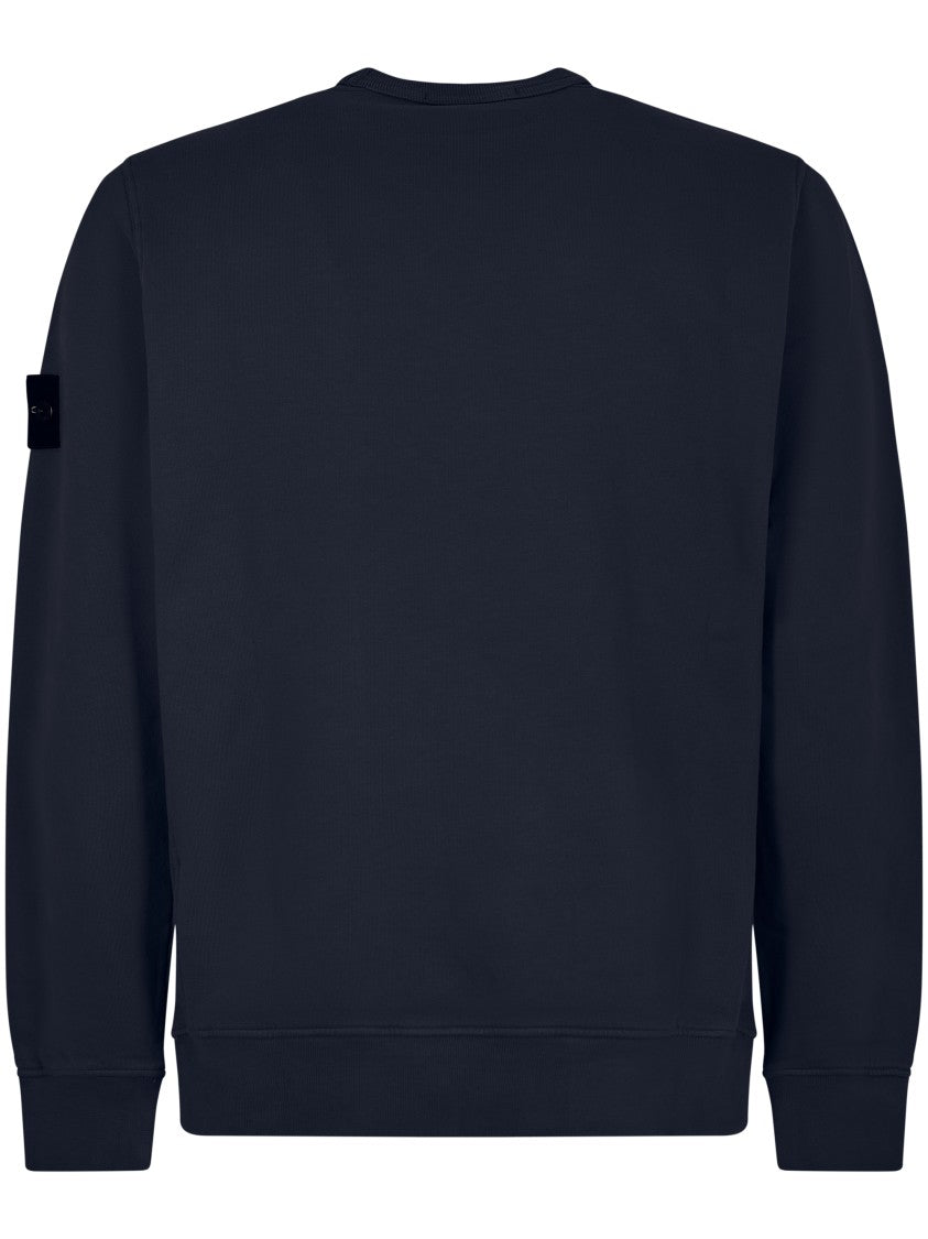 Stone Island Deep Blue Round Neck Sweater