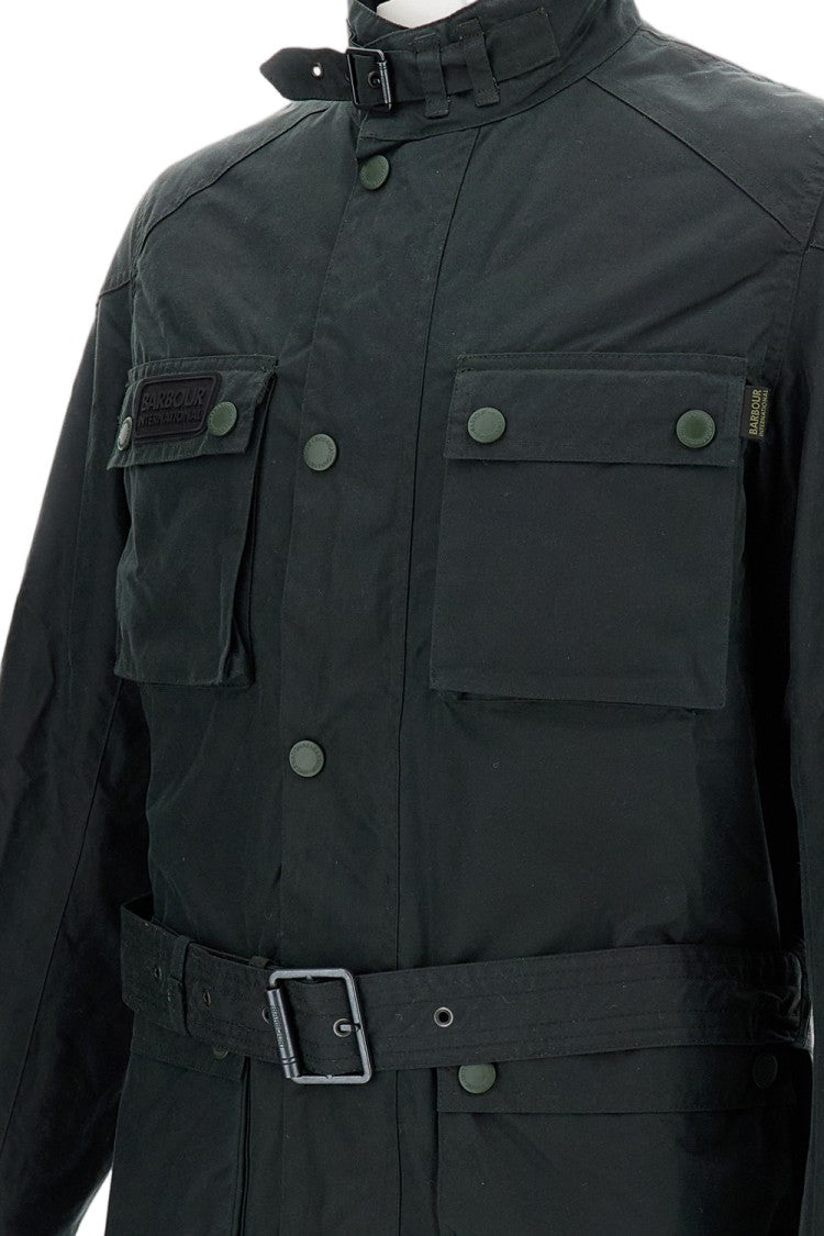 Barbour Slim Fit Blackwell Jacket With Corduroy Collar And Functional Design
