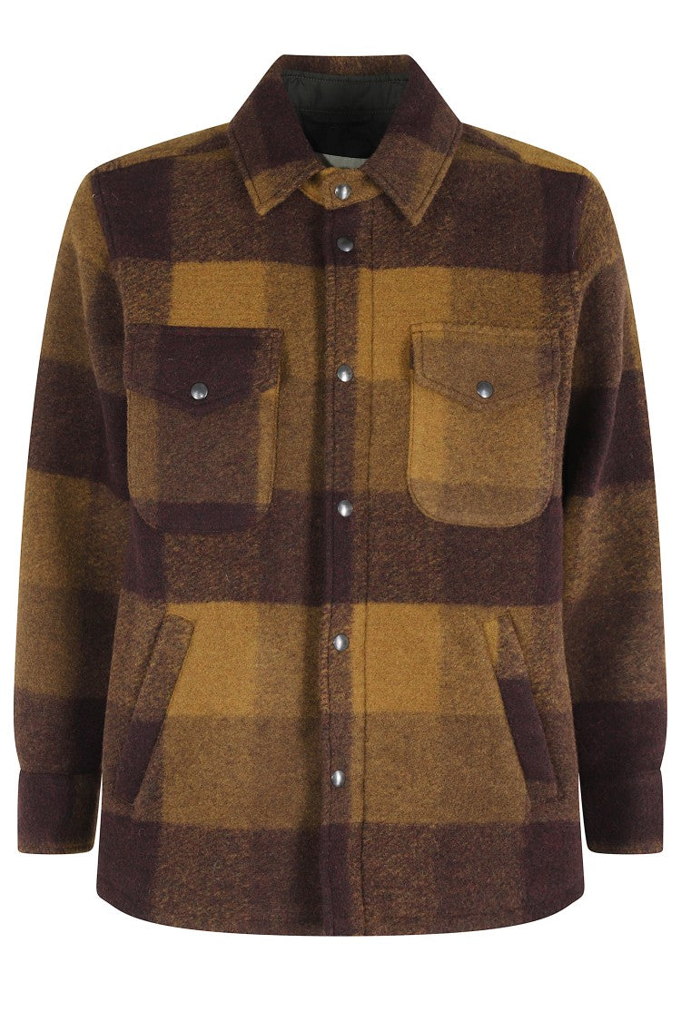 Roy Rogers Over Shirt Ashwell Man Blend Wool Check