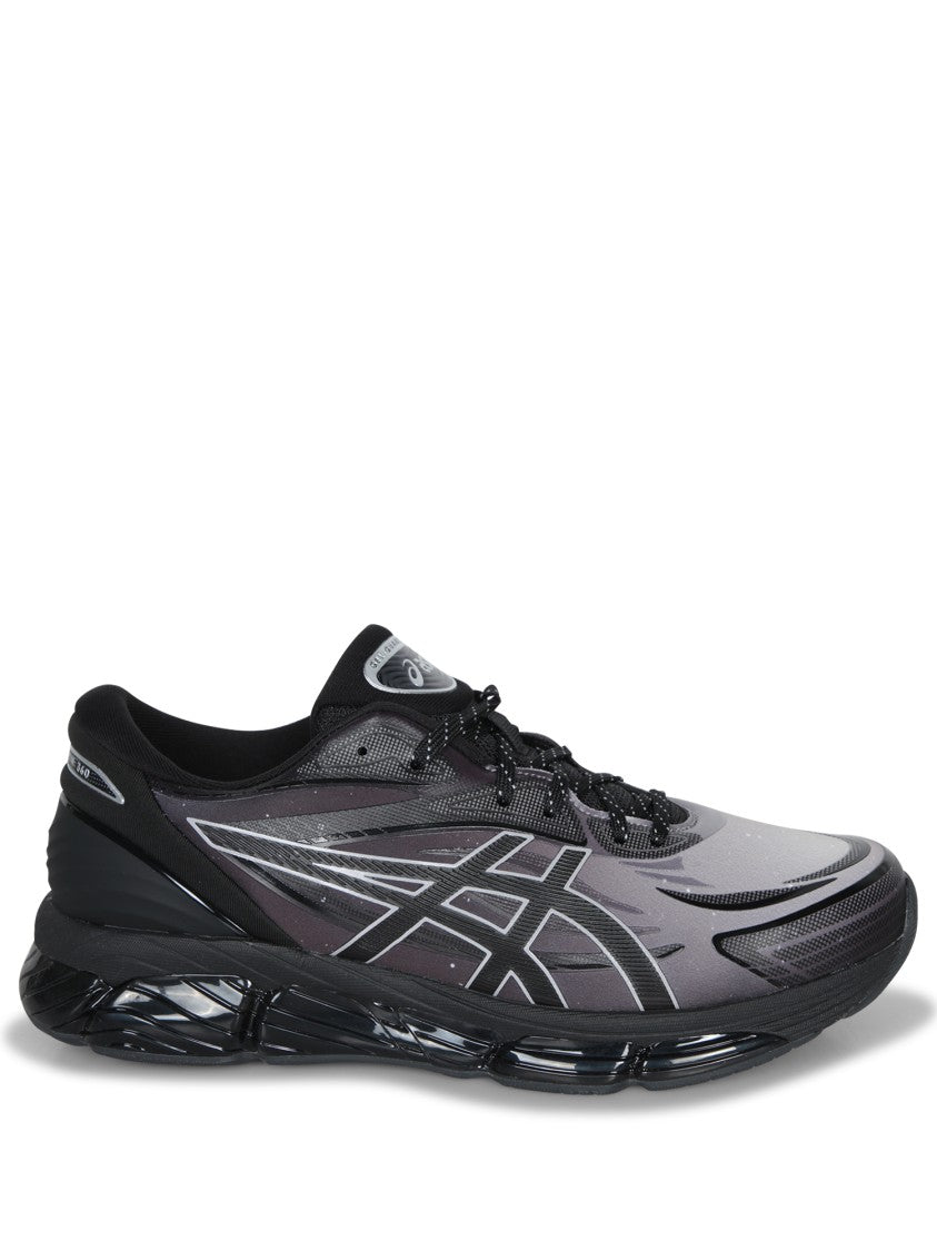 Asics Sporty Black Sneakers With Cushioned Sole