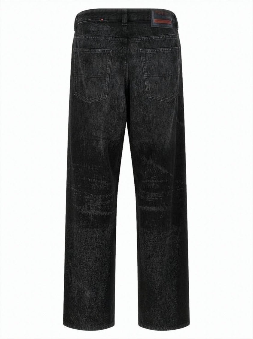 Diesel Relaxed Fit Black Denim Pants