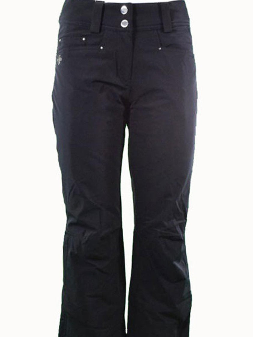 Descente Selene 4Ws Wide-Fit Black Ski Pants