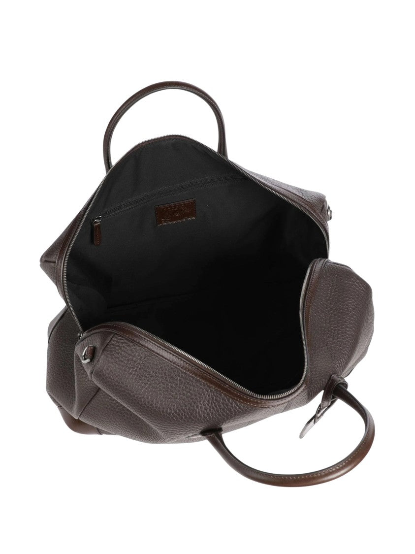 The Bridge Travel Soft Grained Calf Leather Travel Bag