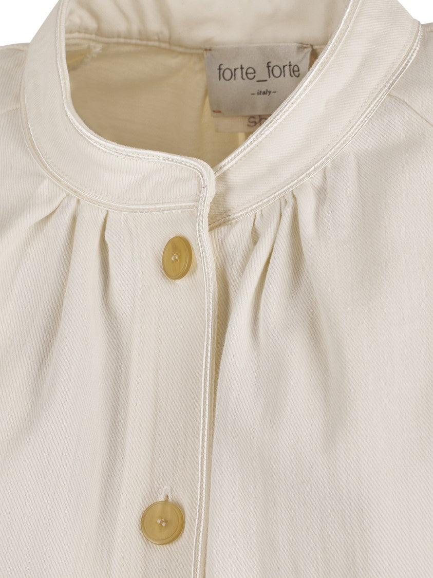 Forte Forte Fluid Cotton Bull Bohemian Overshirt