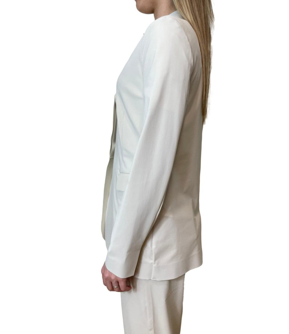 Max Mara Ivory White Mmlpalo Polyamide Jacket