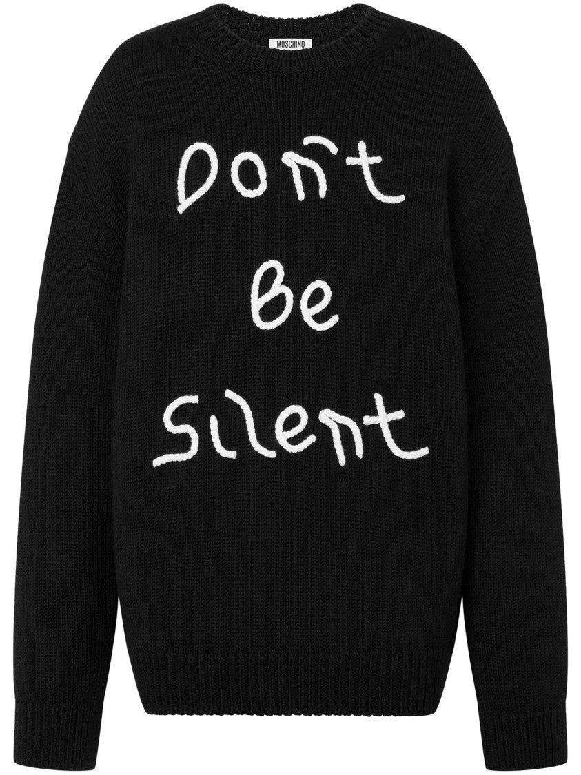 Moschino Knit Sweater With Classic Silhouette