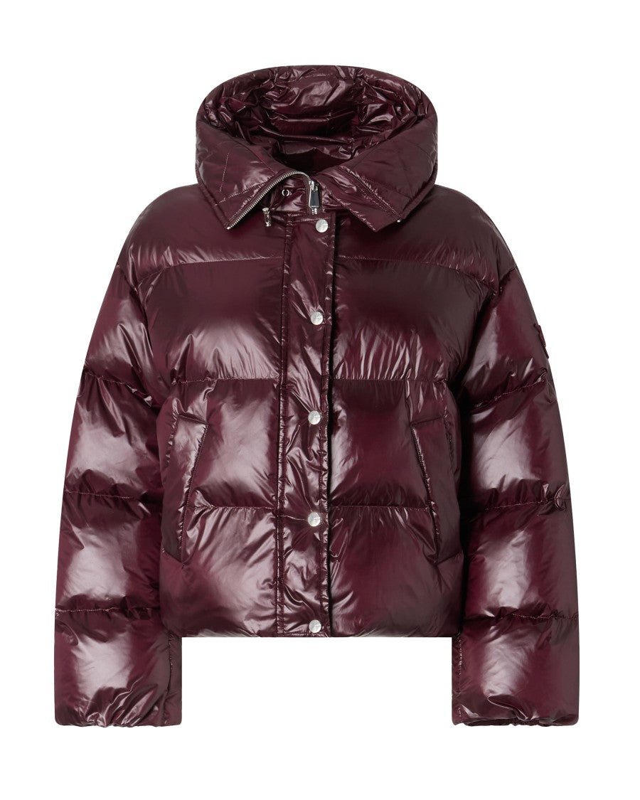Pinko Semi-Glossy Technical Canvas Down Jacket
