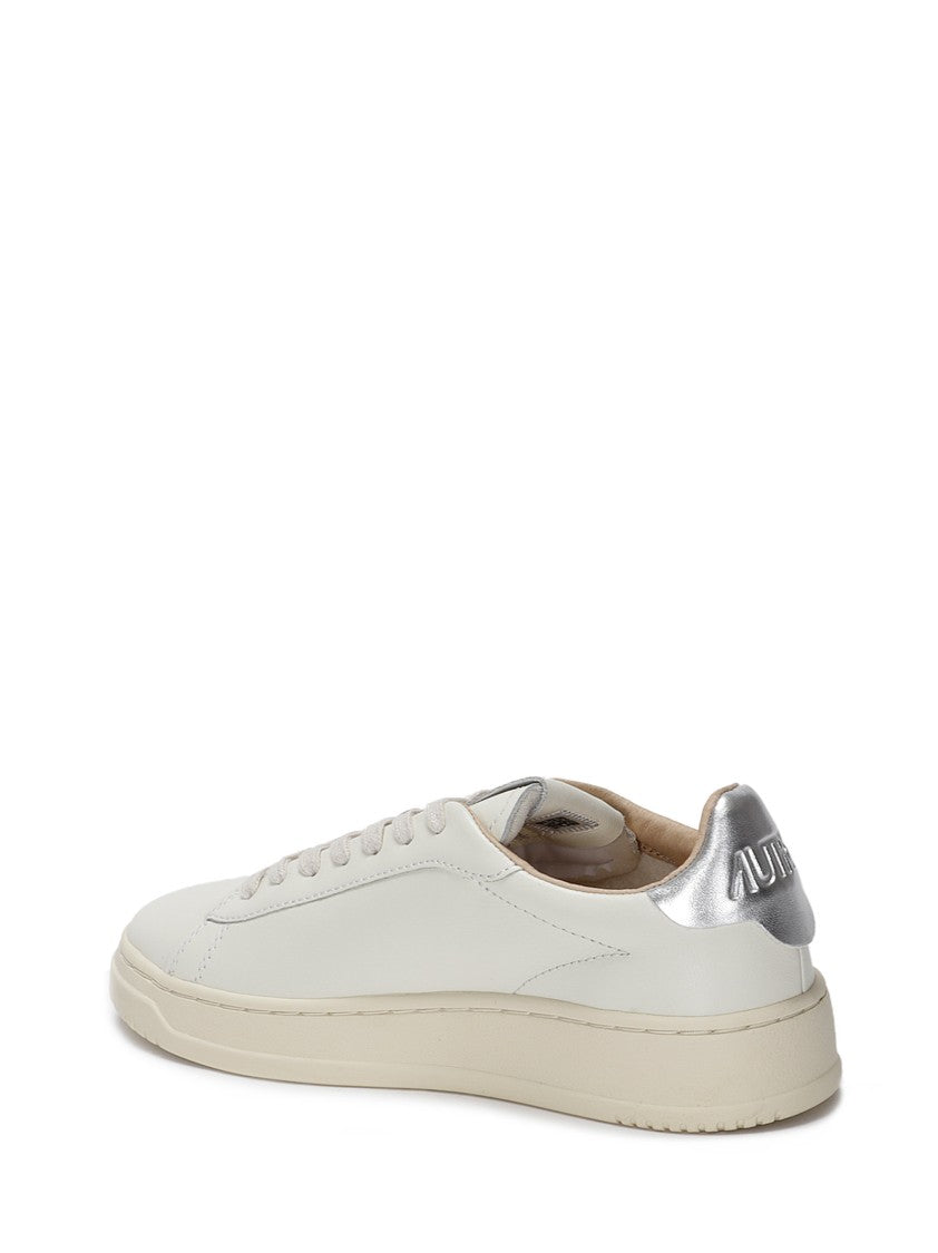 Autry Smooth Leather Sneakers With Cotton Laces