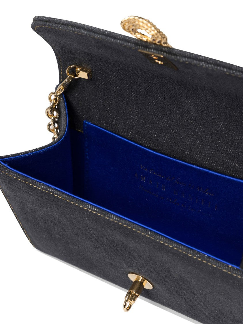 Amato Daniele Dark Denim Crossbody Bag