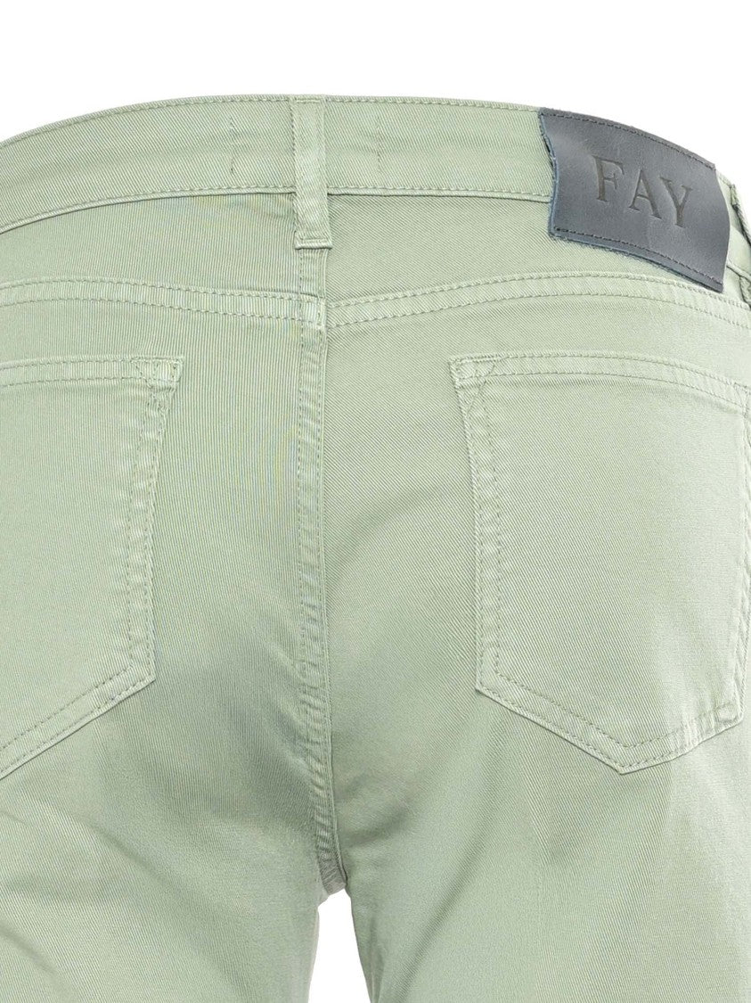 Fay Flare Pants With Five-Pocket Design