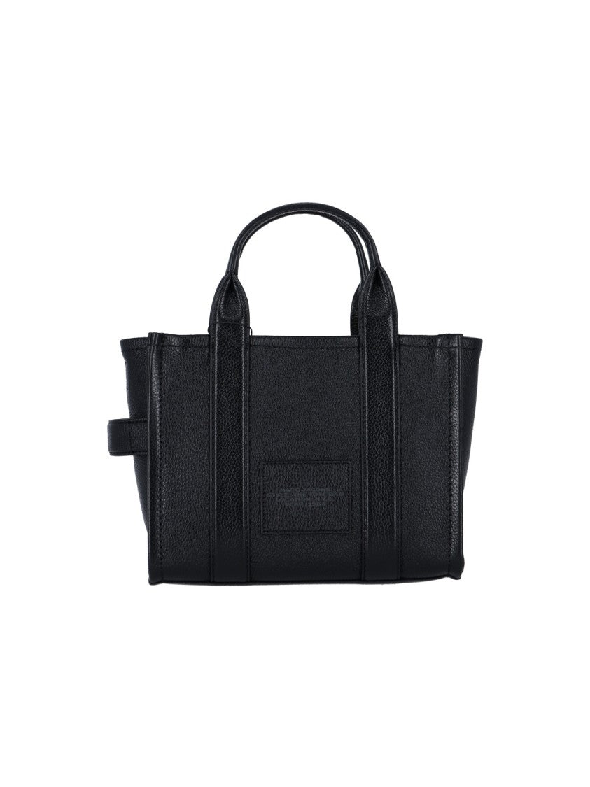 Marc Jacobs Small 'The Leather' Tote Bag – Black