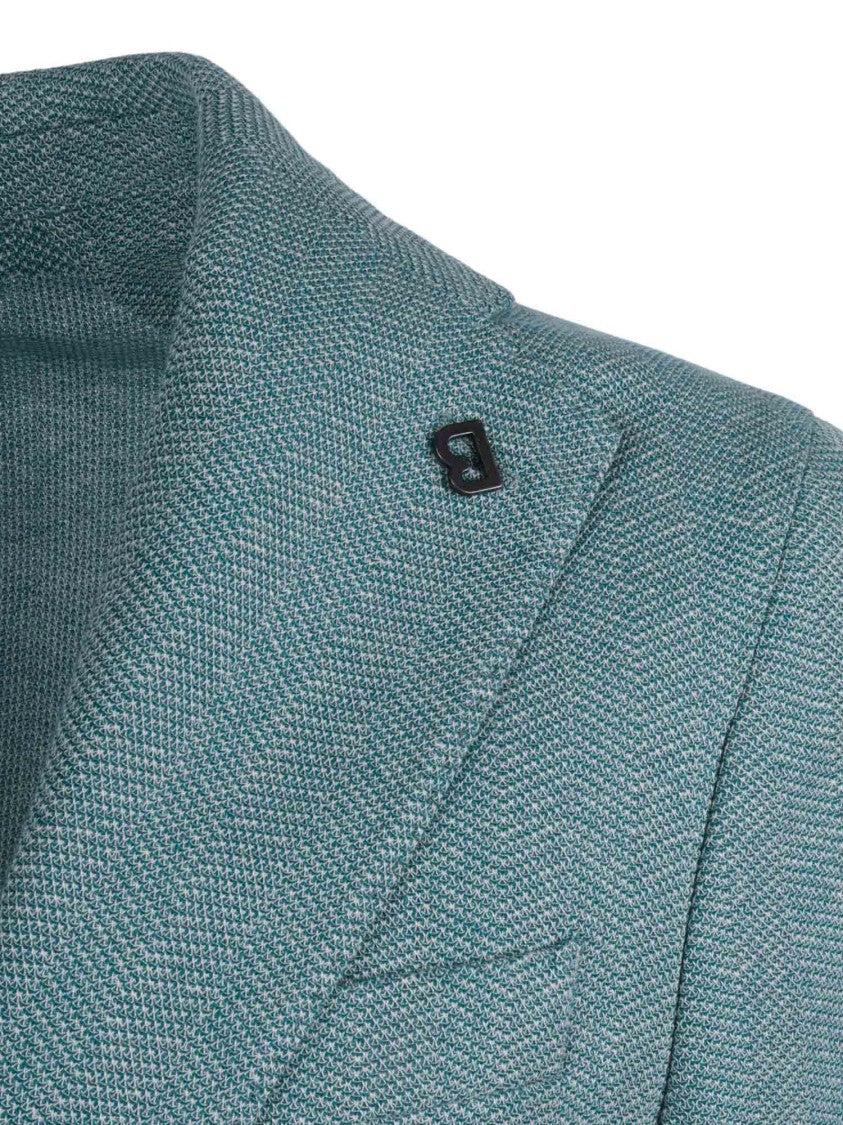 Breras Green Tailored Cotton Blazer