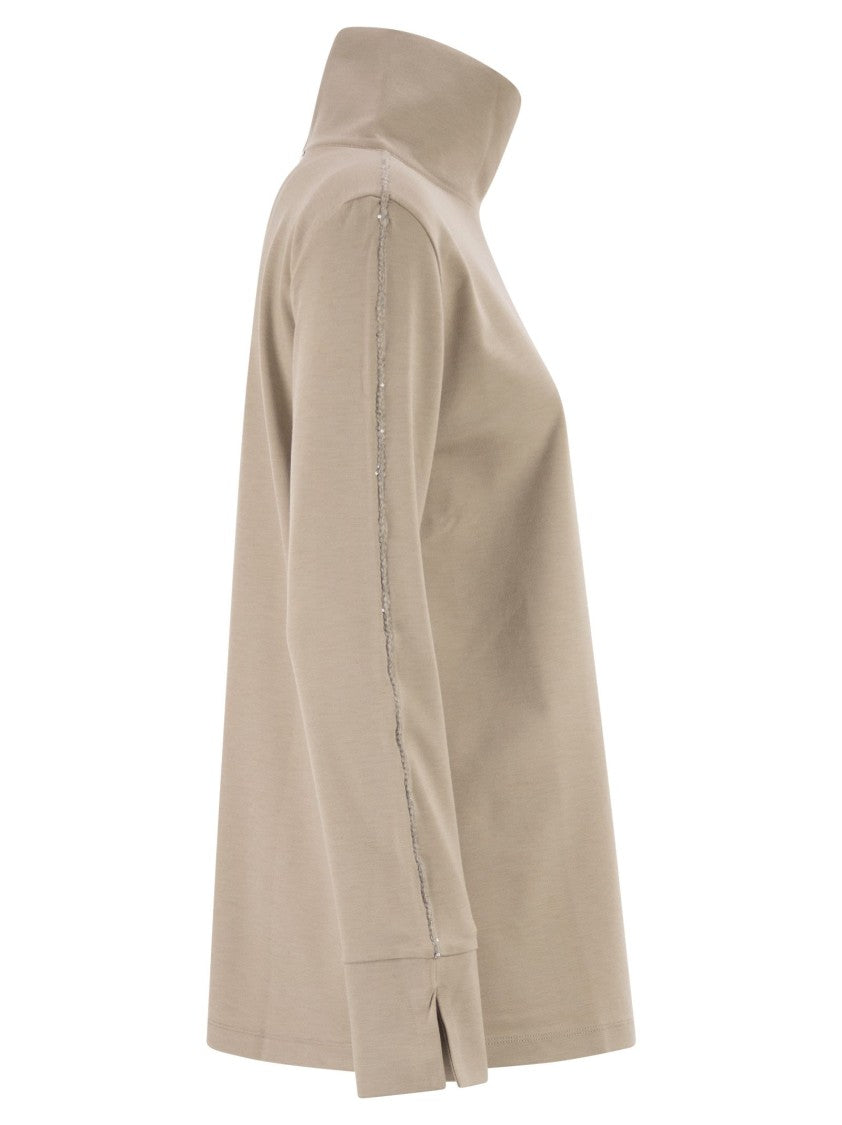 Herno High-Neck Jumper In Viscose Blend