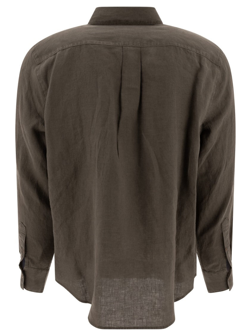 Vince Linen "Utility" Shirt