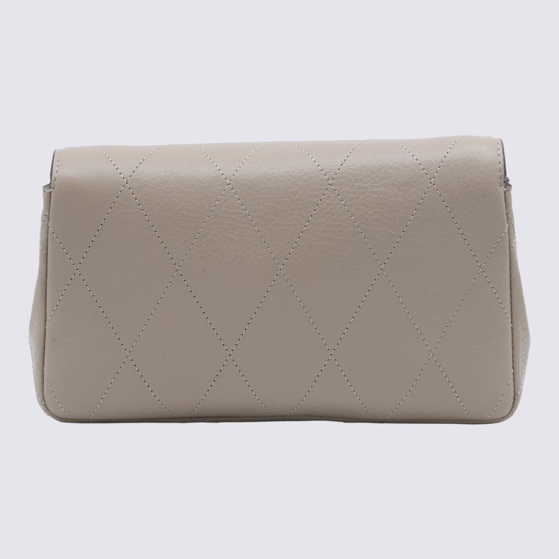 Tory Burch Quilted Rectangular Tory Burch Handbag With Gold-Tone Logo Clasp