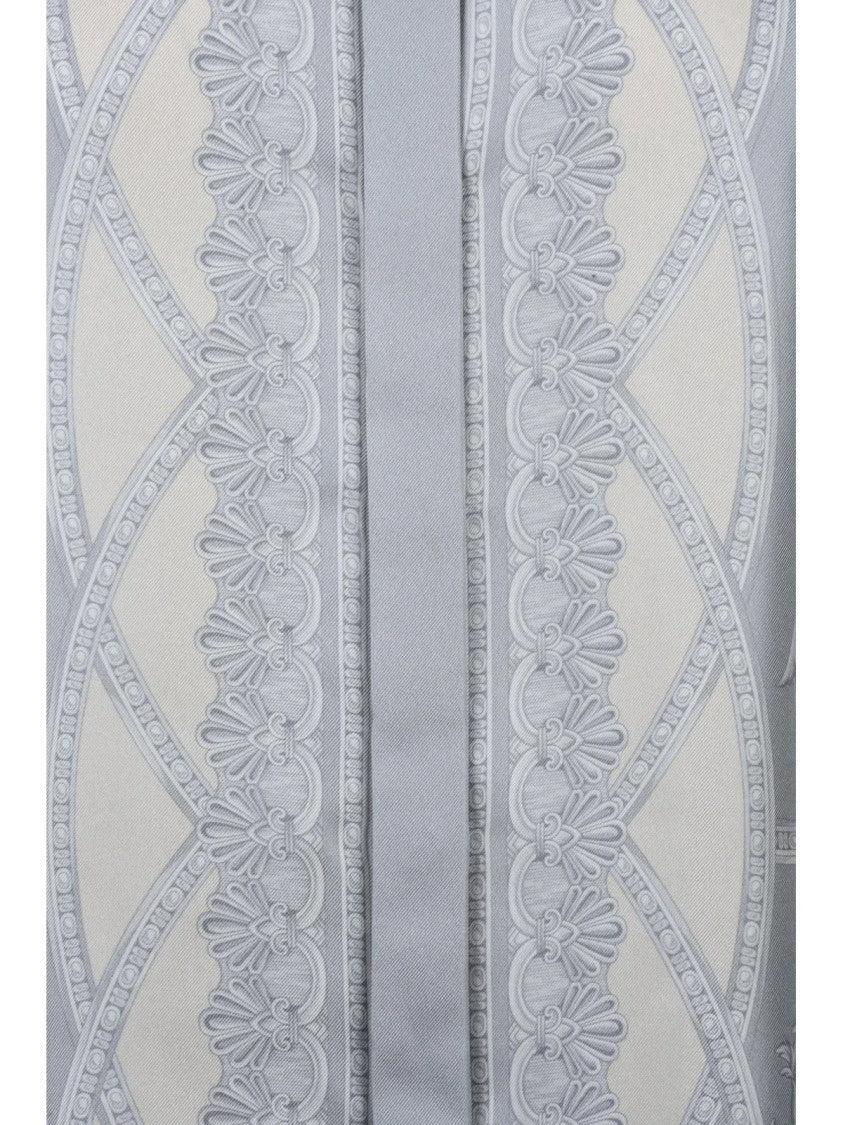 Versace Collection Silk Shirt - Grey/Beige