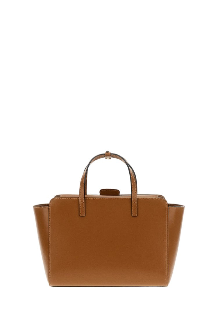 Hidesins Brown Flap M Leather Crossbody Bag