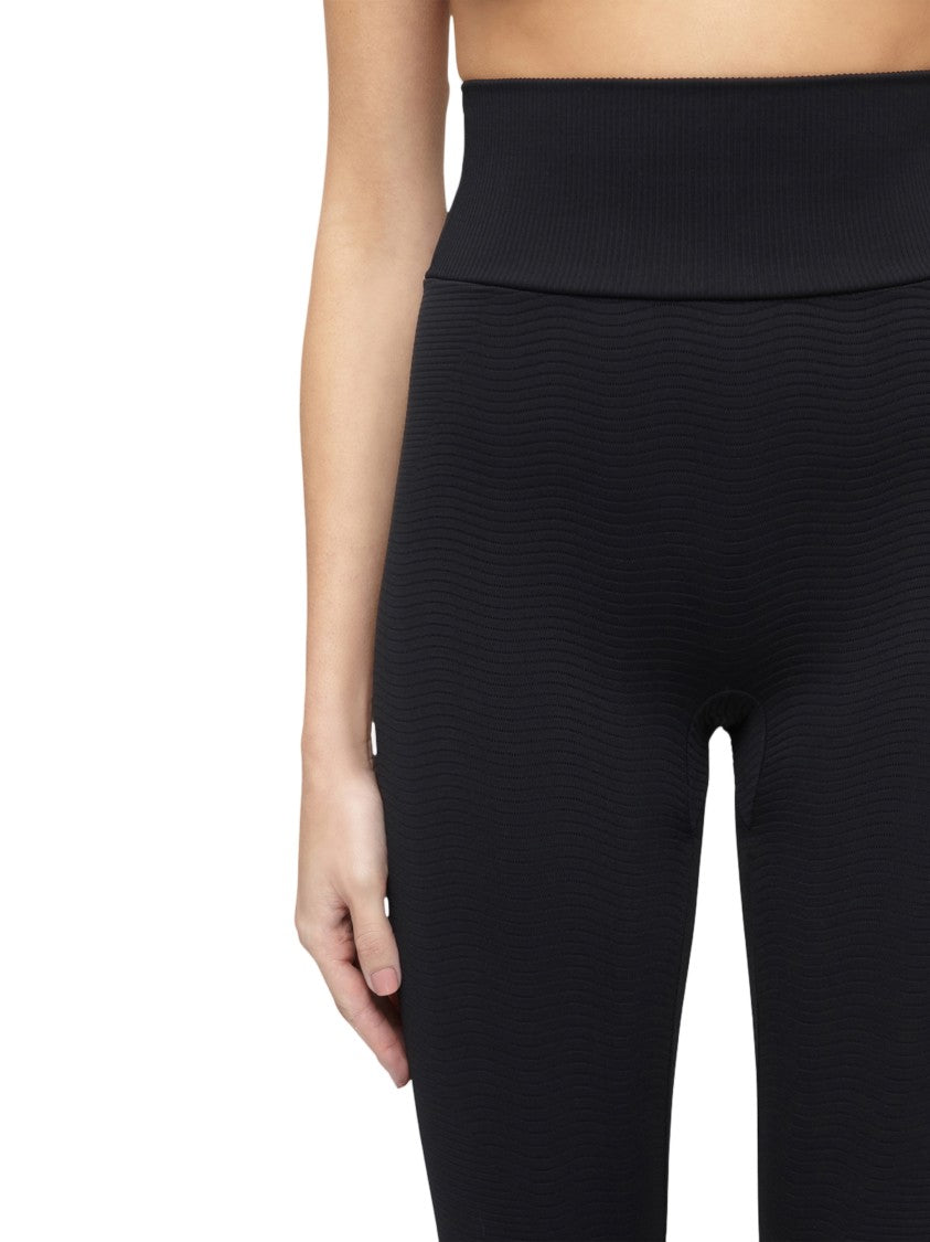 Wolford Wellness Leggings High-Waisted Ribbed Texture Leggings