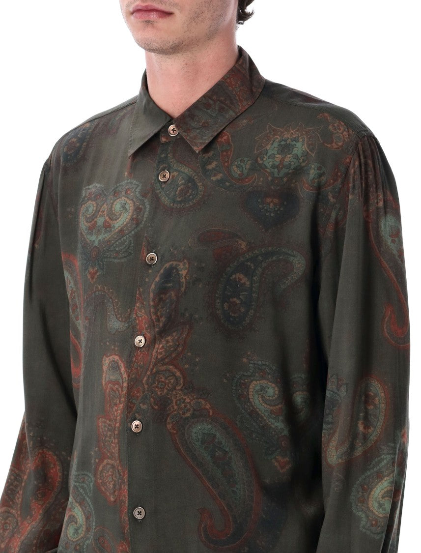 Our Legacy Beyond Paisley Print Rayon Shirt