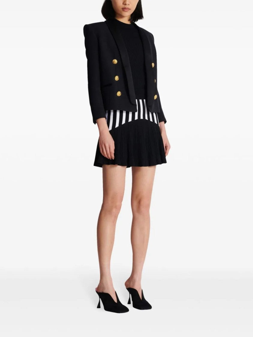 Balmain Double-Breasted Wool Blazer