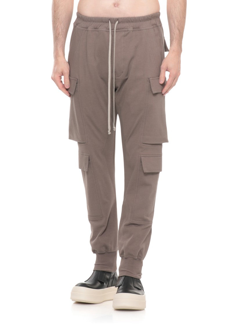 Rick Owens Brown Mastodon Megacargo Cotton Cargo Pants