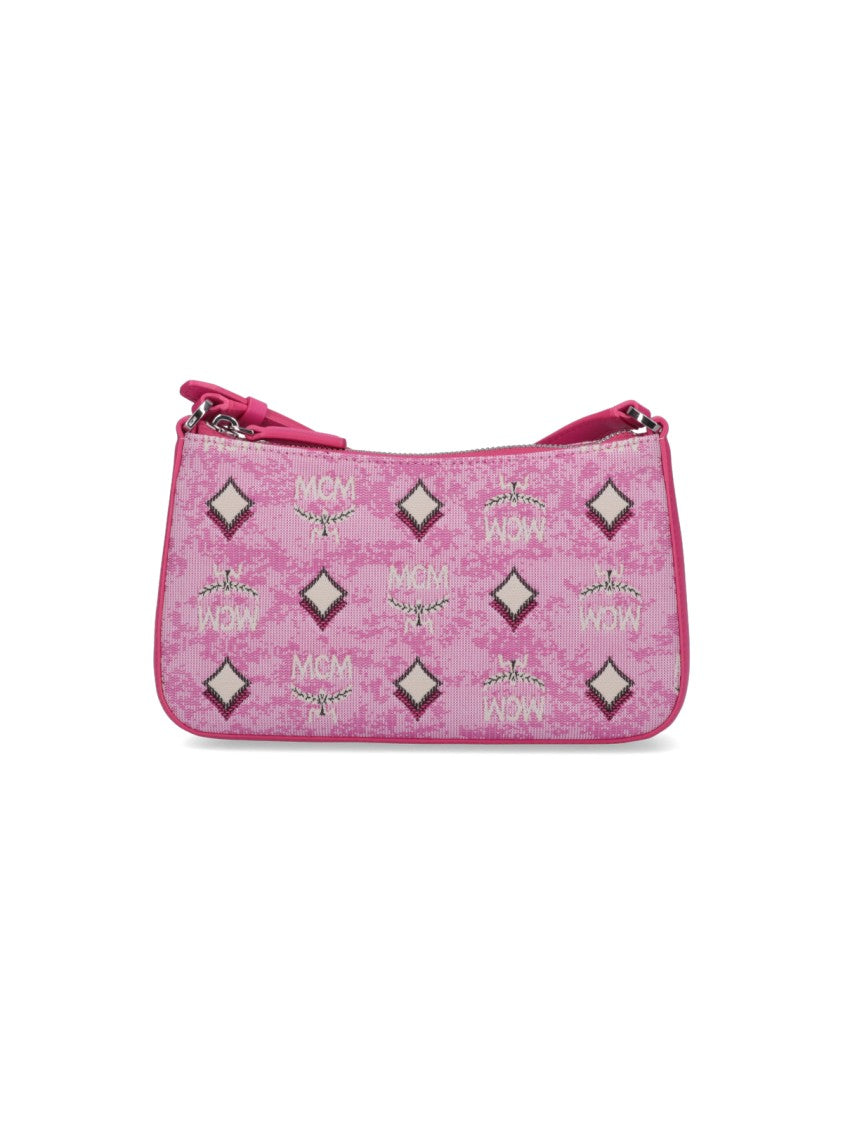 Mcm 'Aren' Mini Crossbody Bag – Pink