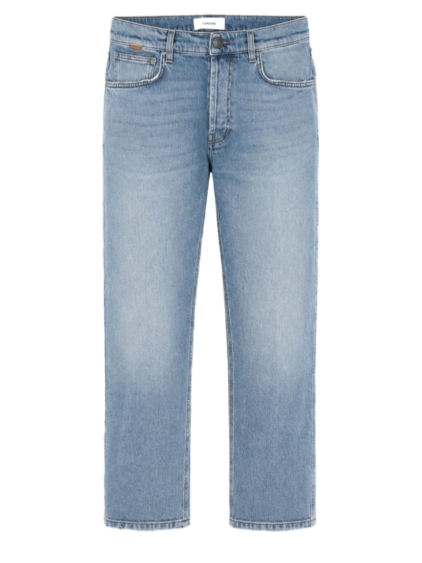 Lardini Straight-Leg Denim Trousers With Classic Five-Pocket Styling