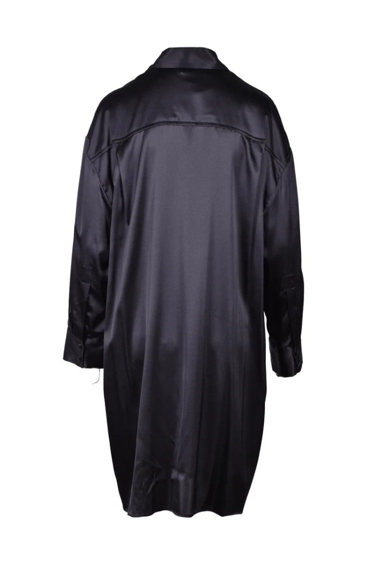 Wild Cashmere Silk Stretch Shirt - Black