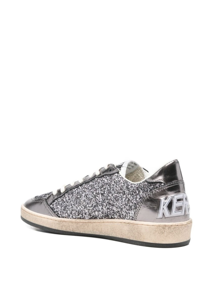 Golden Goose Silk And Nylon Graphic Detail Sneakers