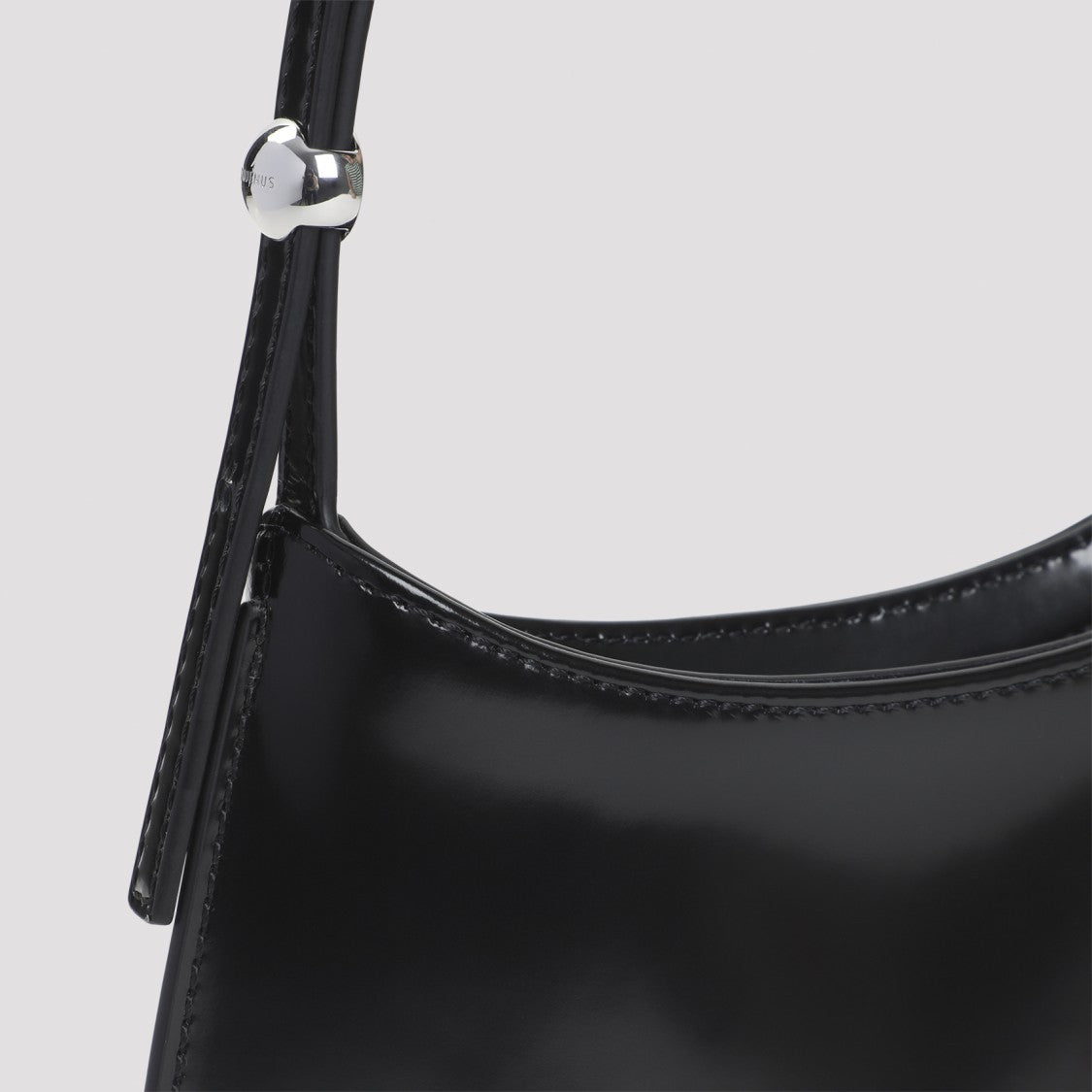 Jacquemus Compact Black Calf Leather Handbag