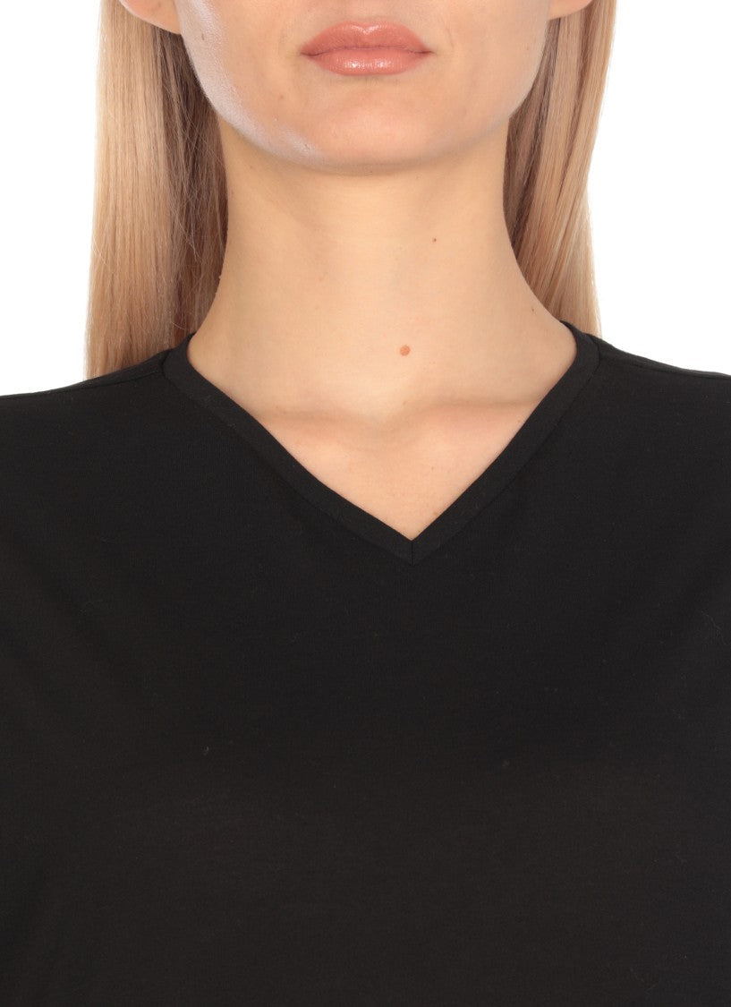 Khaite Black Cotton Top